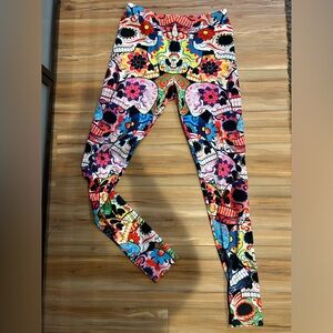 Sugar Skulls Spandex Leggings